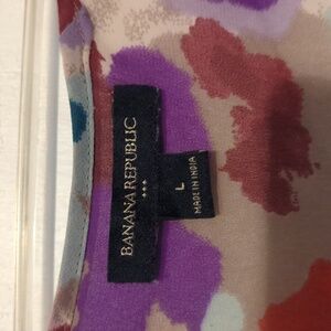 Banana Republic L criss cross wrap top